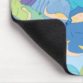 Laughing Hippos - cool colours Mousepad (Ecke)