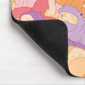 Laughing Hippos - warm colours Mousepad (Ecke)