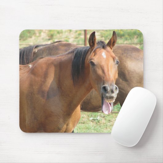 Laughing Horse Mousepad (Mit Mouse)