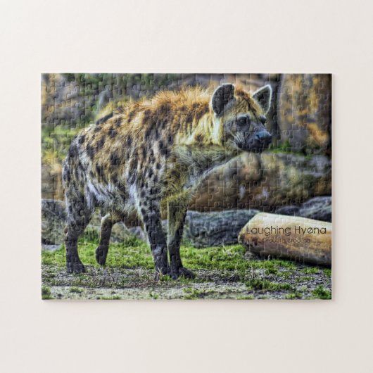 Laughing hyena [Jigsaw puzzle: 252P] Puzzle (Horizontal)