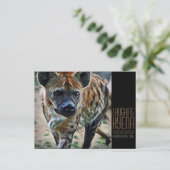 Laughing hyena [Postcard] Postkarte (Stehend Vorderseite)