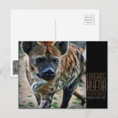 Laughing hyena [Postcard] Postkarte (Vorne/Hinten)