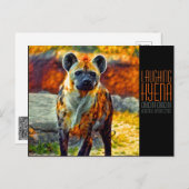 Laughing hyena [Postcard] Postkarte (Vorne/Hinten)