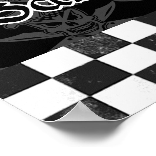 Laughing Koch Skulls Poster (Ecke)