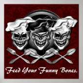 Laughing Koch Skulls Poster (Vorne)