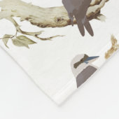 Laughing Kookaburra Australian Bird Eucalyptus Fleecedecke (Ecke)