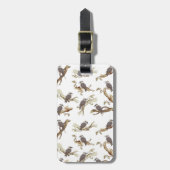 Laughing Kookaburra Australian Bird Eucalyptus Gepäckanhänger (Vorderseite vertikal)