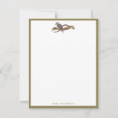 Laughing Kookaburra Australian Bird Eucalyptus Mitteilungskarte (Vorderseite)