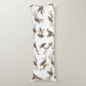 Laughing Kookaburra Australian Bird Eucalyptus Seitenschläferkissen (Vorderseite Vertikal)