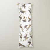 Laughing Kookaburra Australian Bird Eucalyptus Seitenschläferkissen (Rückseite (Vertikal))