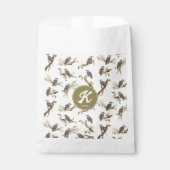 Laughing Kookaburra Australian Eucalyptus Monogram Geschenktütchen (Vorderseite)