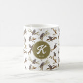 Laughing Kookaburra Australian Eucalyptus Monogram Kaffeetasse (Mittel)