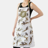 Laughing Kookaburra Australian Eucalyptus Monogram Schürze (InSitu)