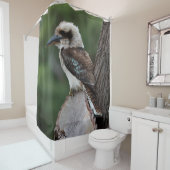Laughing Kookaburra Bird Animal Tree Duschvorhang (Beispiel)