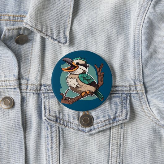 Laughing Kookaburra Button (Beispiel)