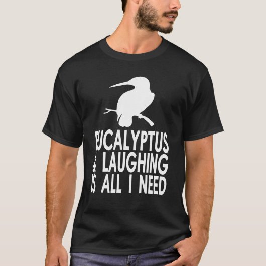 Laughing Kookaburra Design T-Shirt (Vorderseite)