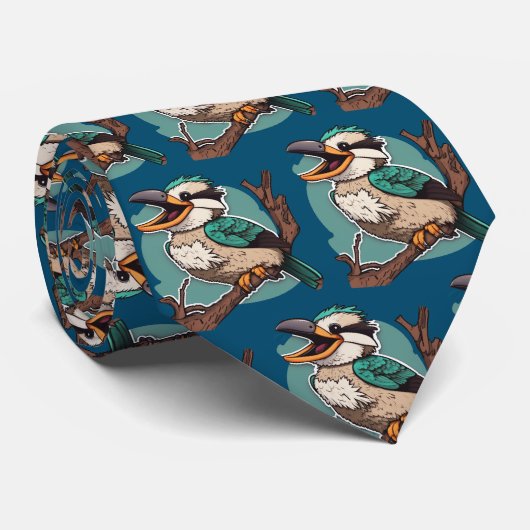 Laughing Kookaburra Krawatte (Gerollt)