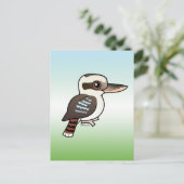 Laughing Kookaburra Postkarte (Stehend Vorderseite)
