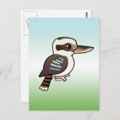 Laughing Kookaburra Postkarte (Vorne/Hinten)