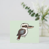 Laughing Kookaburra Postkarte (Stehend Vorderseite)