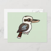 Laughing Kookaburra Postkarte (Vorne/Hinten)