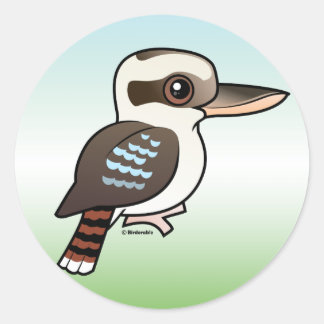 Laughing Kookaburra Runder Aufkleber