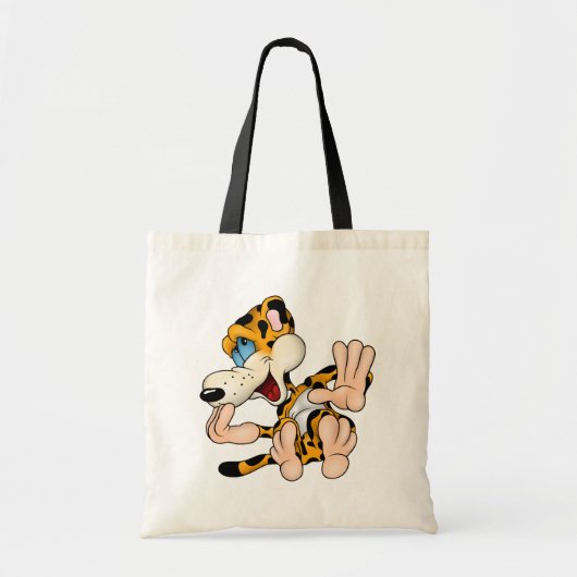 Laughing Leopard Tote Bag Tragetasche (Vorne)