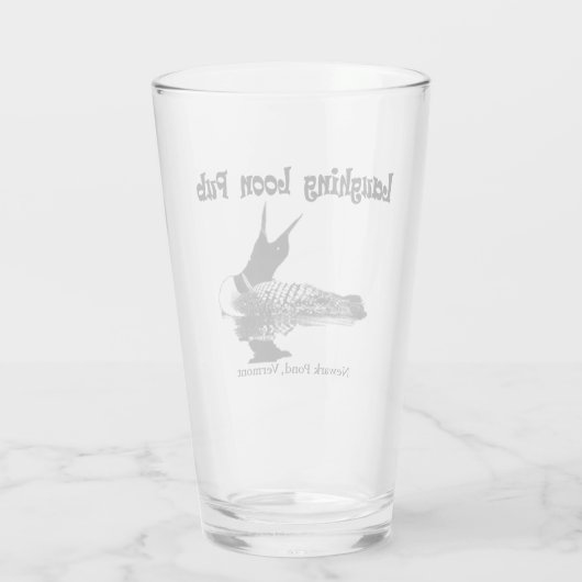 Laughing Loon Pub Bierglas Glas (Rückseite)