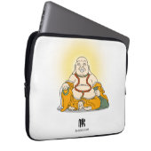 Laughing Maitreya Buddha Laptop-Ärmel Laptopschutzhülle (Vorne Rechts)