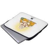 Laughing Maitreya Buddha Laptop-Ärmel Laptopschutzhülle (Vorne Knopf)
