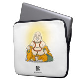 Laughing Maitreya Buddha Laptop-Ärmel Laptopschutzhülle (Vorderseite Links)