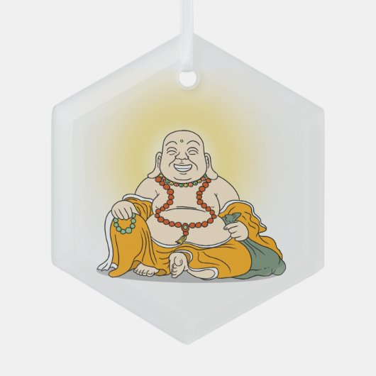 Laughing Maitreya Buddha Ornament (Vorderseite)
