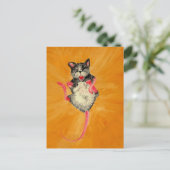 Laughing Mouse Postkarte (Stehend Vorderseite)