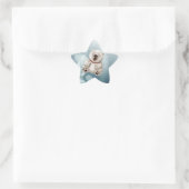 Laughing Polar Teddy Bär Stern-Aufkleber (Tasche)