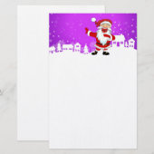 Laughing Santa Briefpapier (Vorne/Hinten)