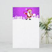 Laughing Santa Briefpapier (Stehend Vorderseite)
