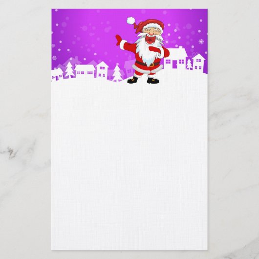 Laughing Santa Briefpapier (Vorderseite)
