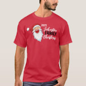 Laughing Santa Claus Matching Family Weihnachten T-Shirt (Vorderseite)