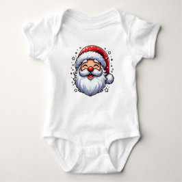 Laughing Santa Clause Baby Strampler