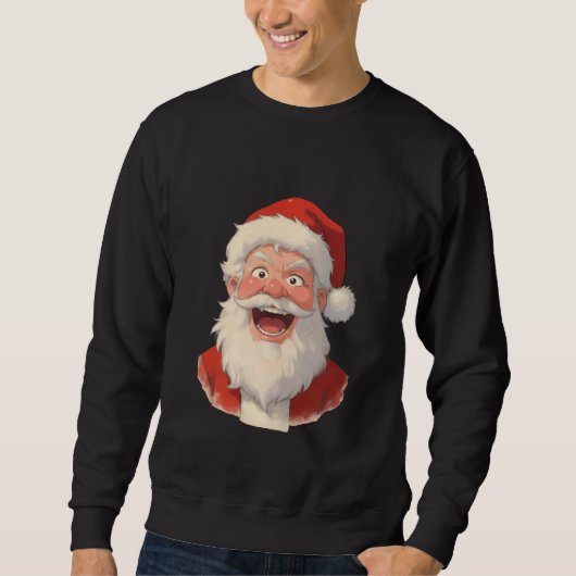 Laughing santa sweatshirt (Vorderseite)