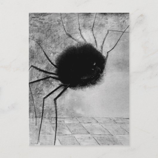 Laughing spider by Bertrand-Jean Redon Postkarte (Vorderseite)