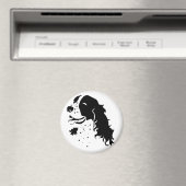 Laughing Springer Spaniel Magnet (In Situ (Geschirrspüler))