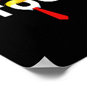 Laughing Stock Anti-Trump Halloween Weihnachtskost Poster (Ecke)