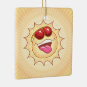 Laughing Sun Keramikornament (Rechts)