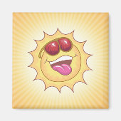 Laughing Sun Magnet (Vorne)