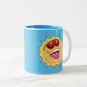 Laughing Sun Zweifarbige Tasse (VorderseiteRechts)