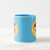 Laughing Sun Zweifarbige Tasse (Mittel)
