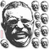 Laughing Teddy Aufkleber (Vorderseite)