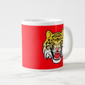 Laughing Tiger Face Artwork-21876 Jumbo-Tasse (Vorderseite Rechts)