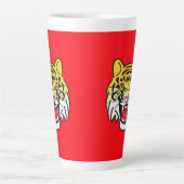 Laughing Tiger Face Artwork-21876 Milchtasse (Vorderseite)